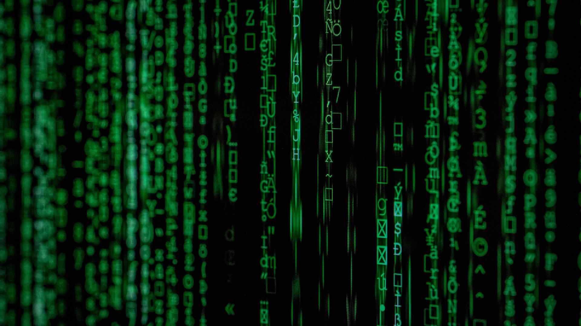 Abstract tech matrix background